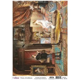 Model EL028 Deluxe Art Collection Pirinç Dekopaj 60x84cm